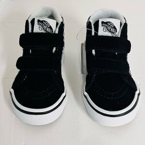 Vans SK8-Mid Reissue  Dino Skeleton Glow In The Dark  Toddler Size 4.5  NIB